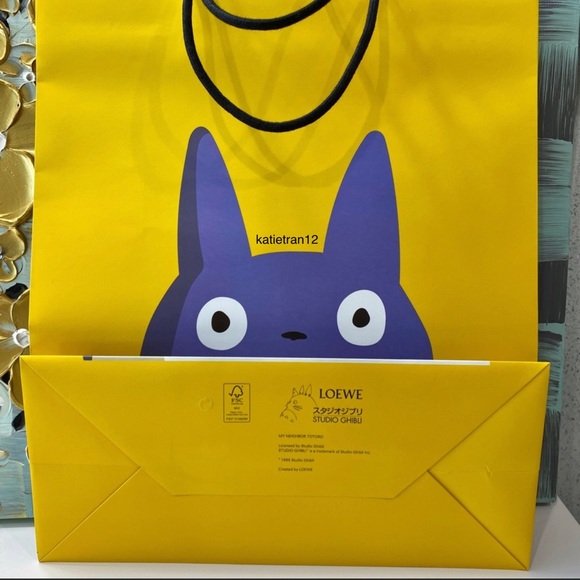 Loewe x Totoro Gate Pocket shoulder crossbody bag - Picture 8 of 11